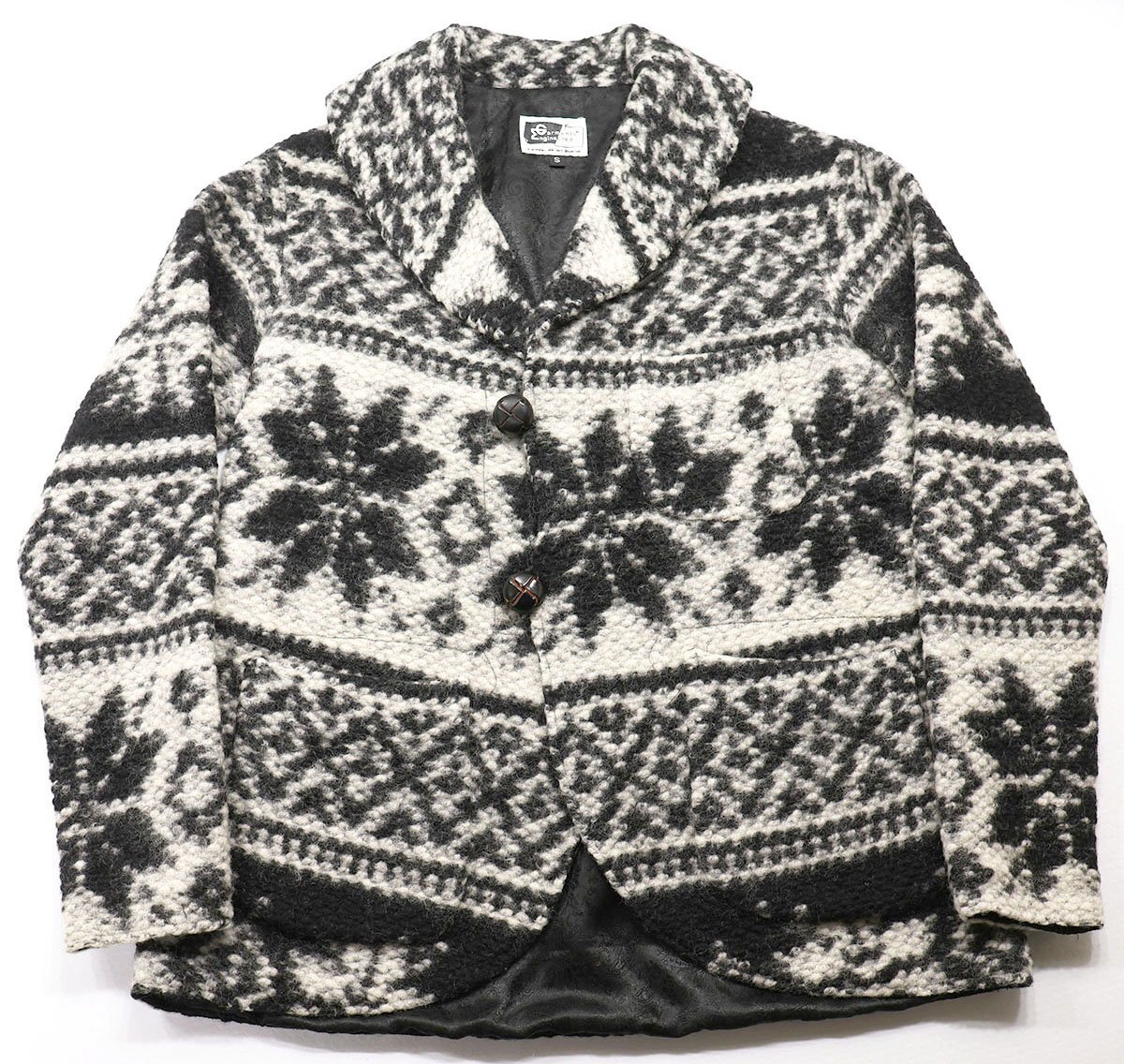 Engineered Garments (エンジニアドガーメンツ) SHAWL COLLAR KNIT JACKET / ショールカラー ニットジャケット size S拍卖