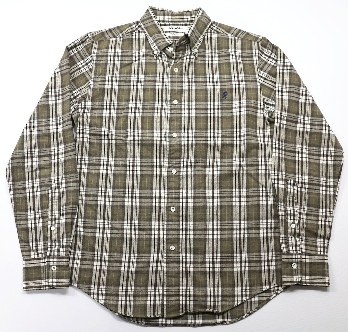 Gymphlex (ジムフレックス) B.D.SHIRT / ボタンダウンシャツ J-0643VHC オリーブ size S拍卖