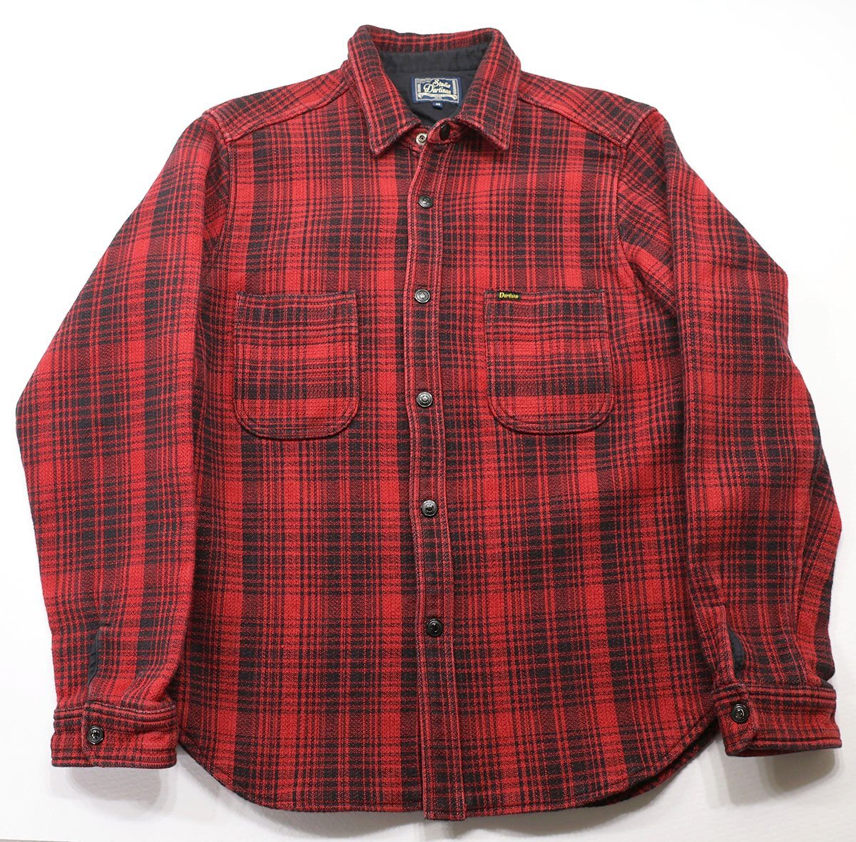 Studio D'artisan (ステュディオダルチザン) Lot 4555 - Cruiser Shirts Type Jacket / クルーザーシャツジャケット 美品 HINODE size 40拍卖