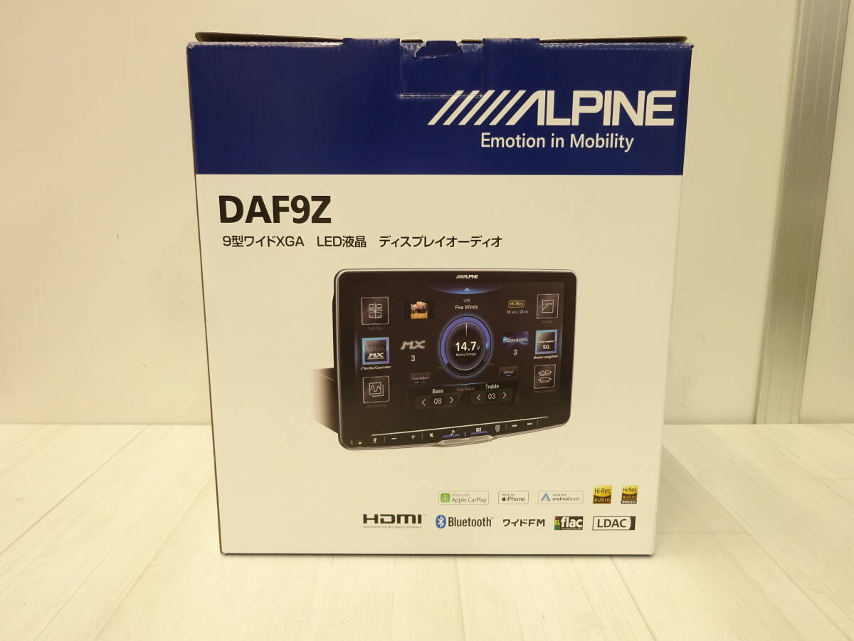 【未使用品】 1円スタート!! カー用品祭 ALPINE アルパイン DAF9Z 9型 フローティングビッグ DA ディスプレイオーディオ 開封品 保管品拍卖