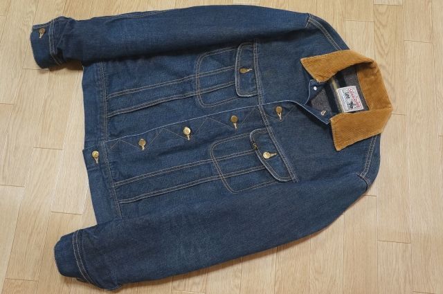 J545 即決 良品 Lee リー 裏地ブランケット LT0522 ユーズド加工 ストームライダー ジージャン L拍卖