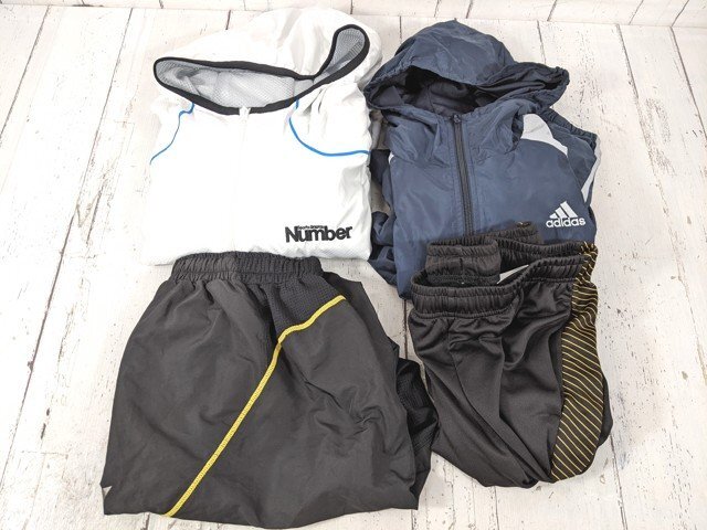 【6yt014】スポーツウエア adidas アディダス 長袖ジャージジャケット◆ヒュンメル ハーフパンツ◆サイズL♪拍卖