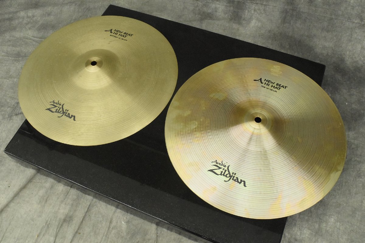 【C】Zildjian NEW BEAT HI HAT 14/36cm ハイハット シンバル 187770拍卖