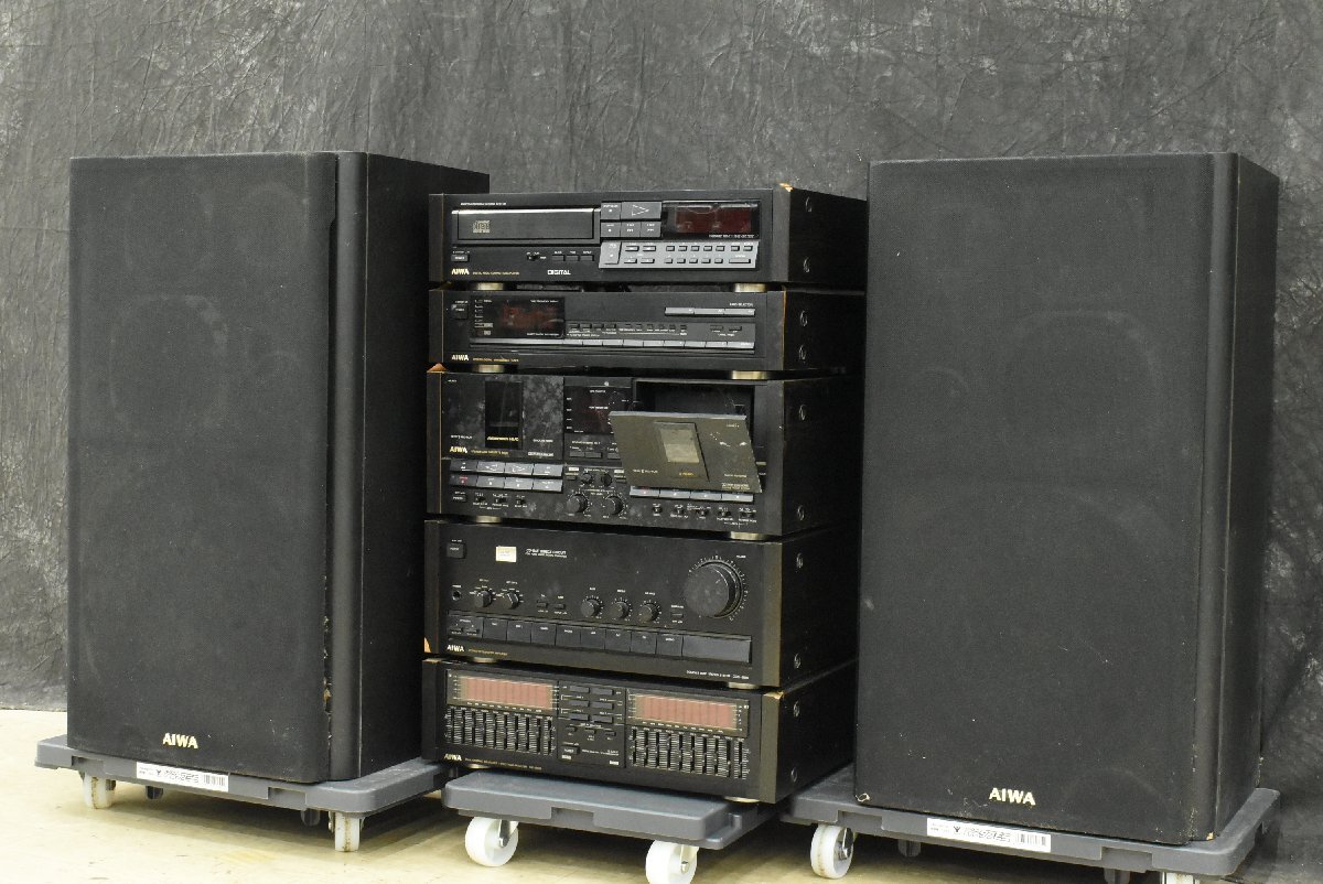 【G】Aiwa SX-S999/DX-S999/TX-S999/FX-SW999/MX-S999/GE-999 システムコンポ アイワ 187705拍卖