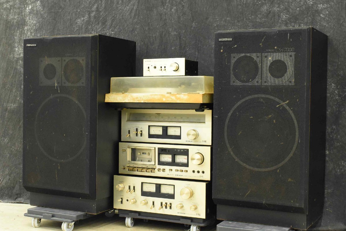 【G】 Pioneer TX-7800ii SA-7800ii CT-405 PL-340 CS-F7000 MA-10 システムコンポ パイオニア 187778拍卖