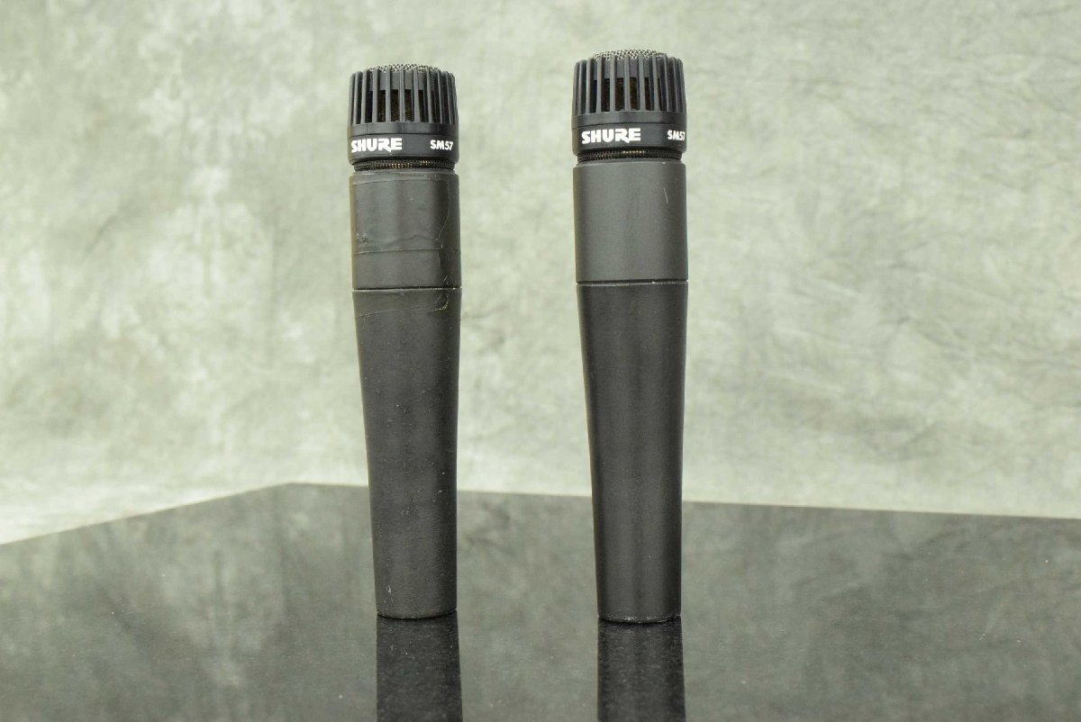 【J】SHURE SM57 2本セット ダイナミックマイク シュアー 3074278拍卖