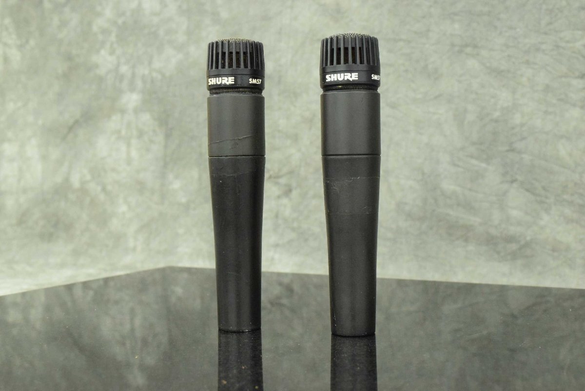 【C】SHURE SM57 2本セット ダイナミックマイク シュアー 3074279拍卖