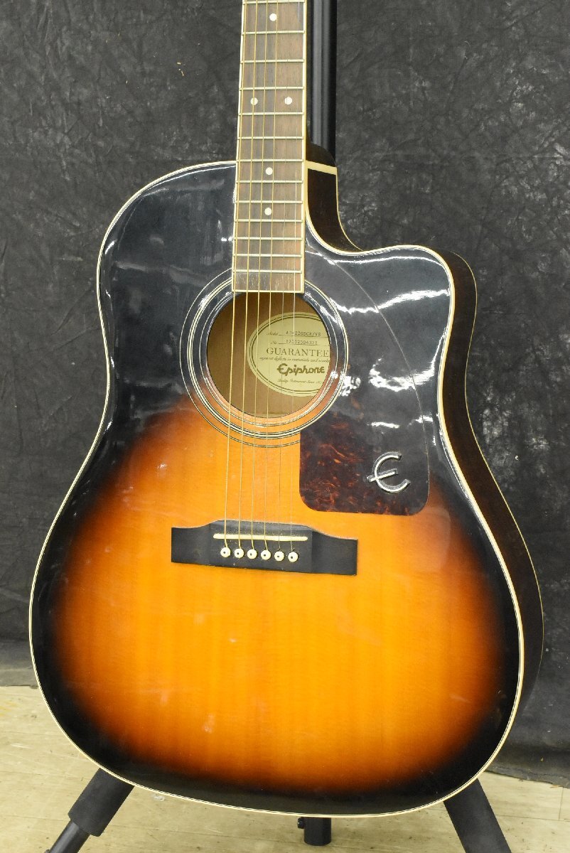 【J】Epiphone AJ-220SCE/VS エレアコ アコギ アコースティックギター エピフォン 187312拍卖