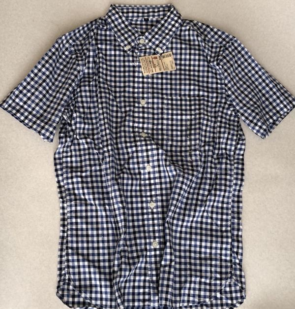 $〜リピーター様特典割引有り◎新品タグ◎3.980円◎無印◎オーガニックコットン◎半袖シャツ◎拍卖