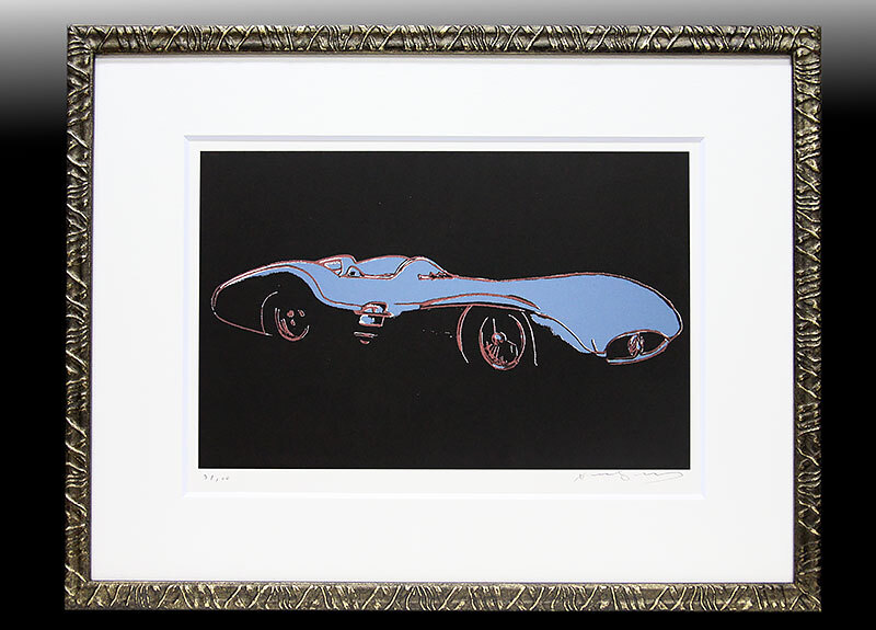 アンディ・ウォーホル 証明書 直筆サイン シルク「Car 3/100」真作拍卖