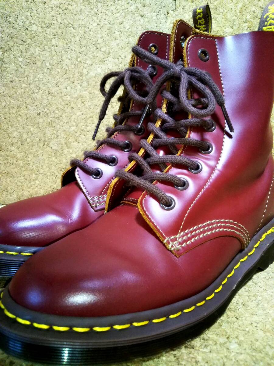 【Dr.MARTENS】ドクターマーチン 英国製 1460Z VINTAGEモデル 8ホールブーツ UK4 (23cm ) イングランド製 OXBLOOD 初期型復刻拍卖