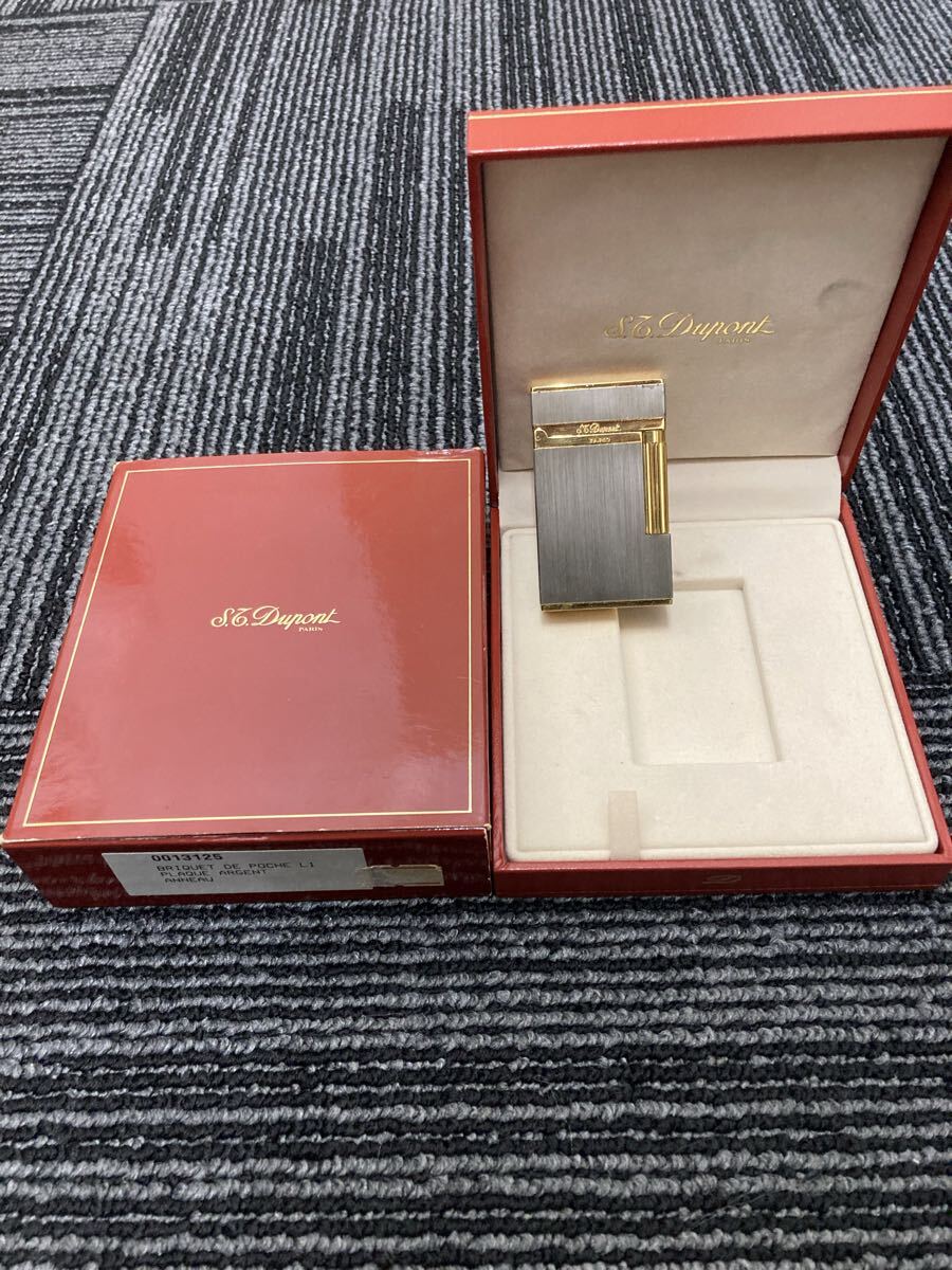 1円スタート S.T Dupont ディポン ガスライター 快音 箱付き 中古 動作未確認 1030T③ 拍卖