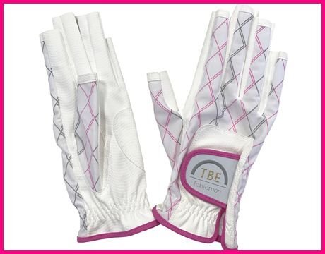新品 レディース ゴルフグローブ(両手) 17~18cm ネイルが見える指先カット 飛衛門 T-LG-S拍卖