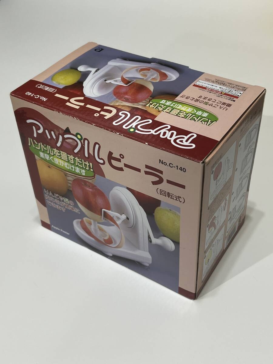 パール金属 アップル ピーラー リンゴ 皮むき器 ホワイト C-140拍卖