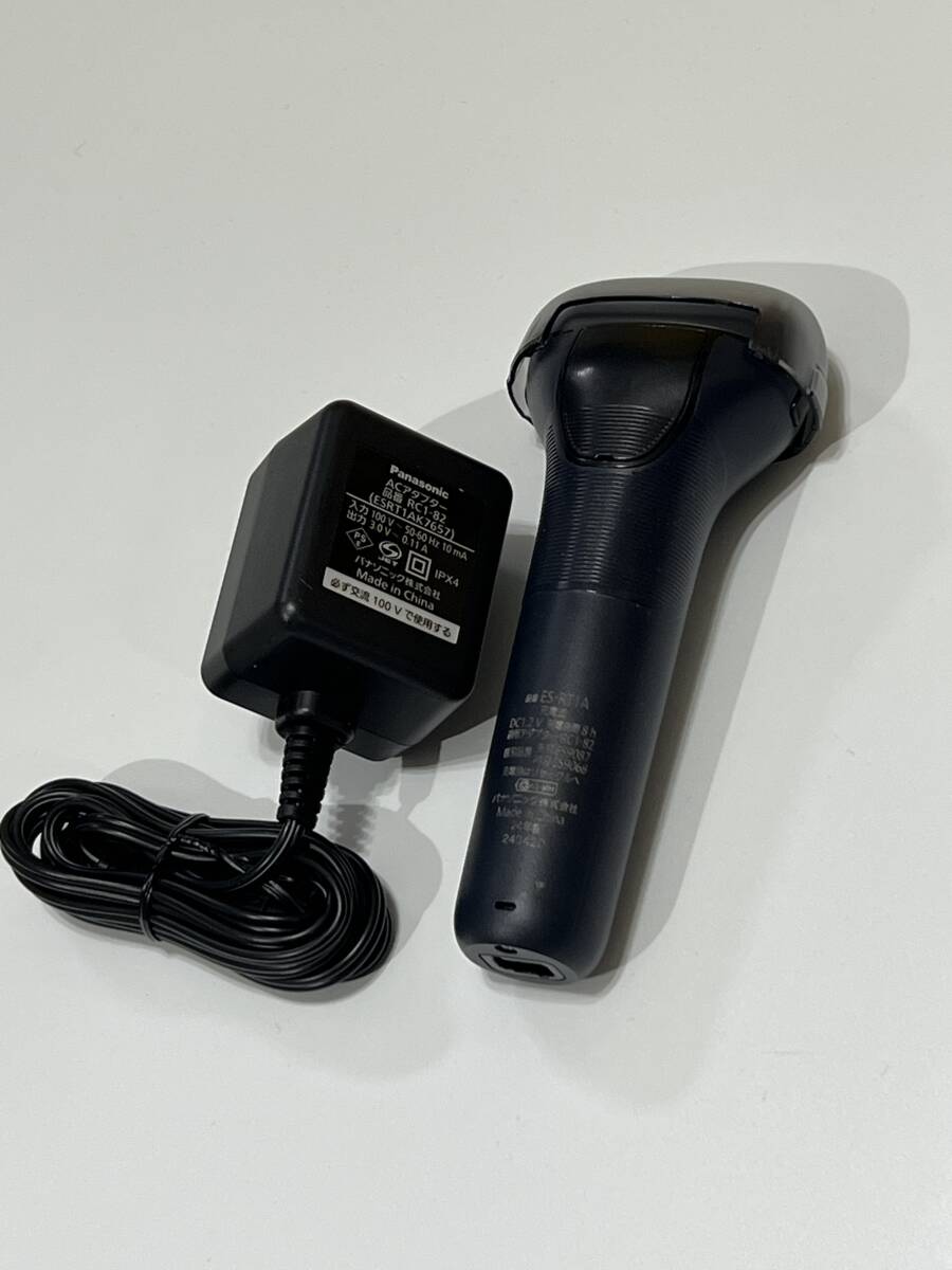 パナソニック メンズシェーバー 3枚刃 ダークネイビー ES-RT1A-A拍卖