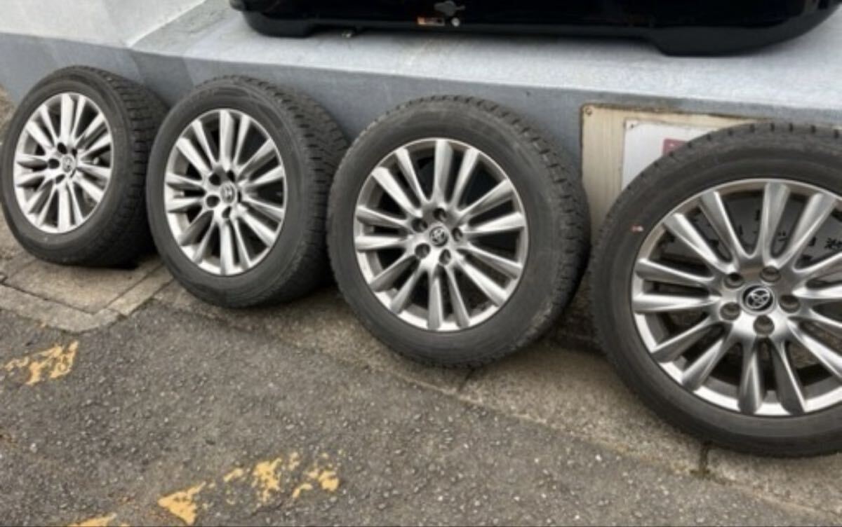 60系ハリアー 純正ホイール スタッドレス  18インチ 2019年製造 拍卖