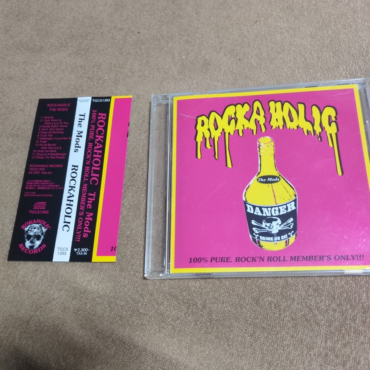 THE MODS 中古帯付きCD ROCKA HOLIC拍卖