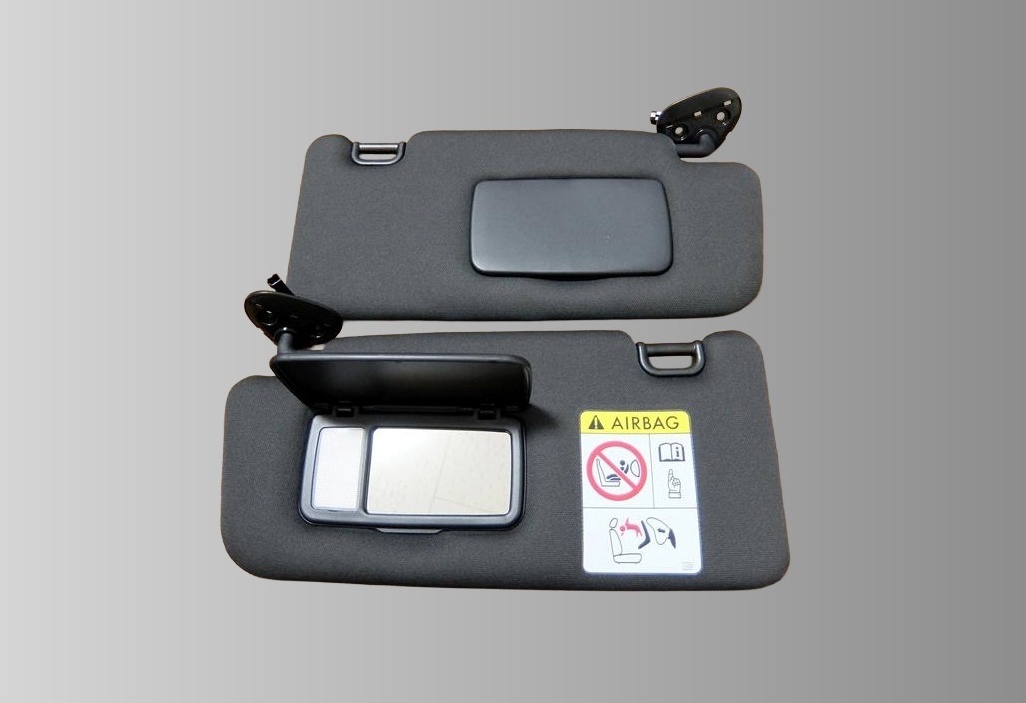 ●新品 未使用●スバル 純正品 WRX STI VAB サンバイザー ASSY 左右 セット キャップ 固定フック付き 運転席 助手席拍卖