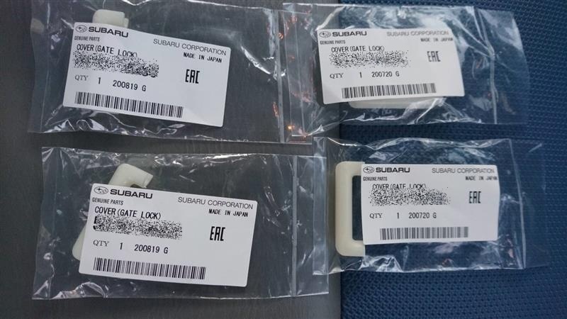 ●新品 未使用●スバル純正 SUBARU サンバー トラック TT1 TT2 ゲート ロック カバー 1台分 セット KS拍卖