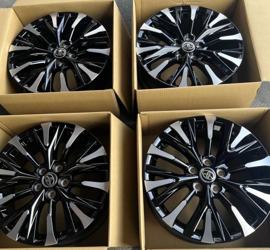 ●新品 トヨタ純正 40系アルファード エグゼクティブラウンジ 19インチ アルミ 7.0J +40 5H 120 ホイール 4本 ホイールハブオーナメント4個拍卖