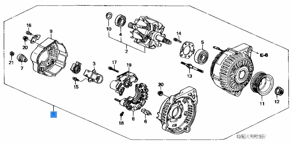 ●新品 未使用●ホンダ純正部品 HONDA 31100-PZX-003 S2000 AP1 AP2 オルタネーター ダイナモ拍卖