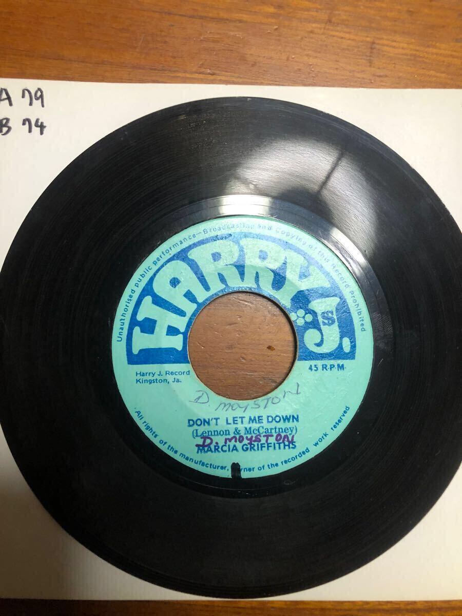 DON'T LET ME DOWN - MARCIA GRIFFITHS / WHAT HAPPEN MAN - KING CANNON 〈SKINHEAD REGGAE〉〈EARLEY REGGAE〉 #ROCKSTEADY拍卖
