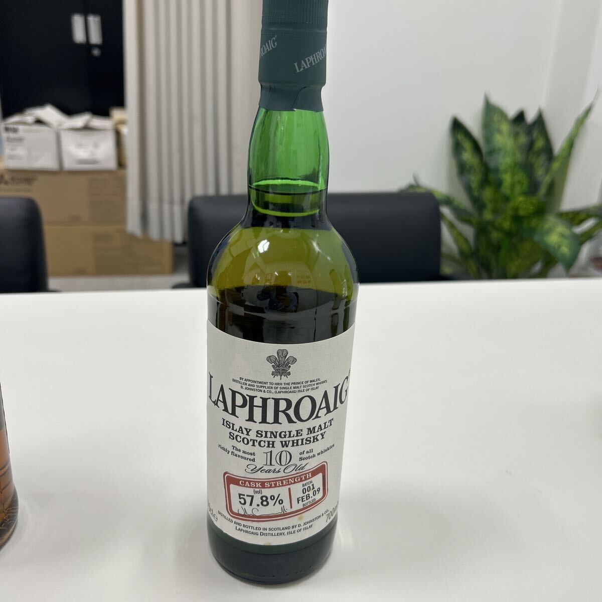 ★希少 LAPHROAIG(ラフロイグ)10年 カスクストレングス バッチ001拍卖