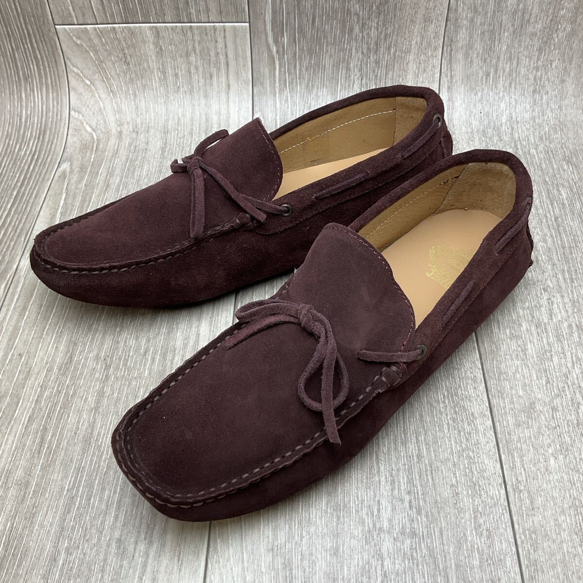 【アウトレット】Orobianco◆スエードドライビングシューズ◆ボルドー◆42(26.0cm) オロビアンコ紳士革靴イタリア製 スリッポン モカシン拍卖