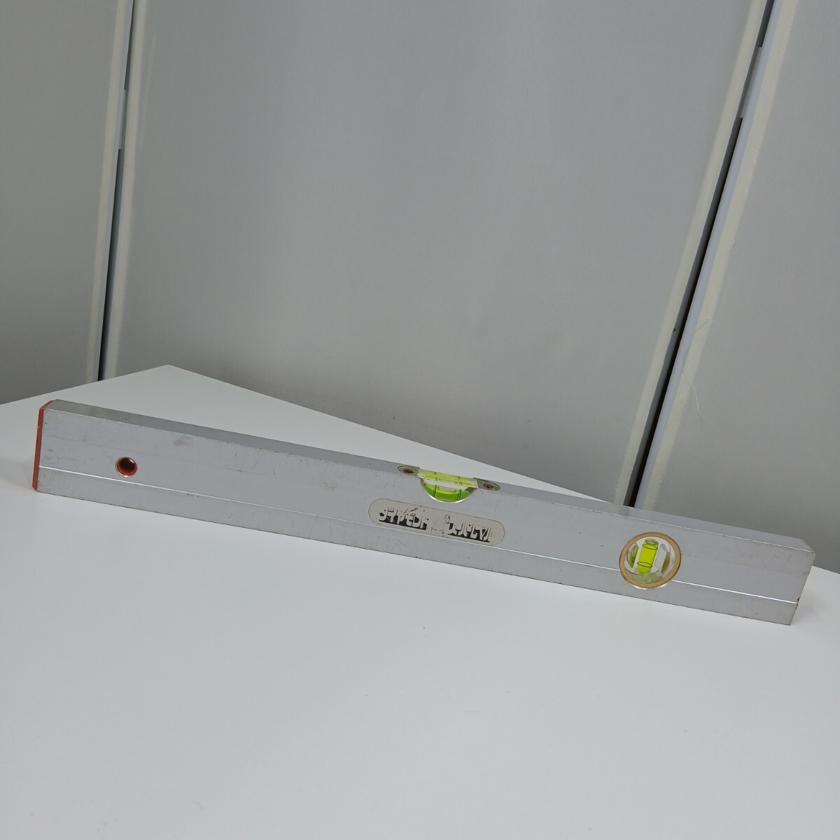 #376 水平器/全長45cmほど/工具/ステンレス水平器/和歌山県にて引き取り大歓迎拍卖