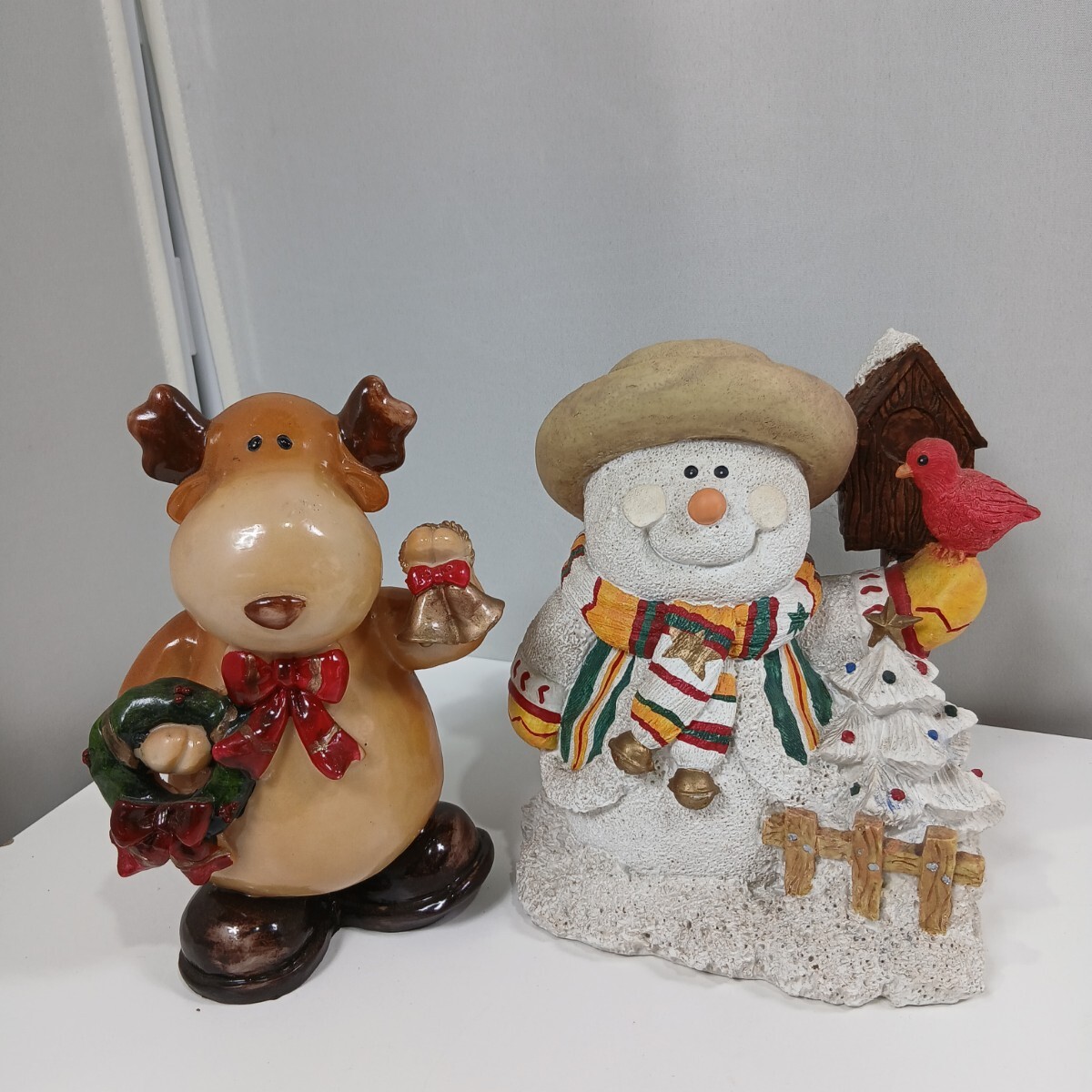 #756 Sarah's Attic/ クリスマス X'mas 置物 インテリア/Snowonders Bobber/ トナカイ/和歌山県にて引き取り大歓迎拍卖