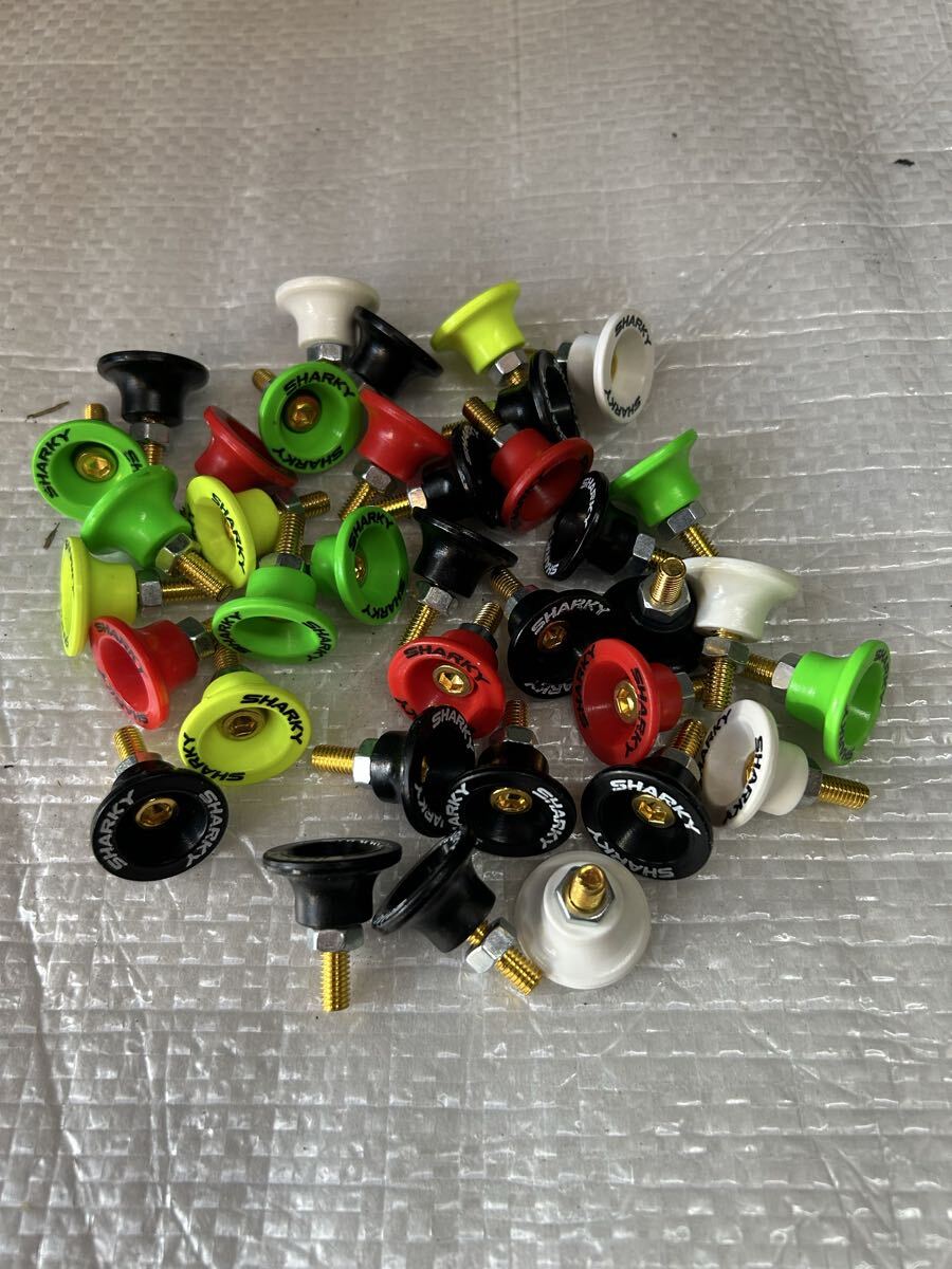 4個セット!ナンバーボルト アクセサリーボルト スライダー プルカップ アクスルカップ拍卖