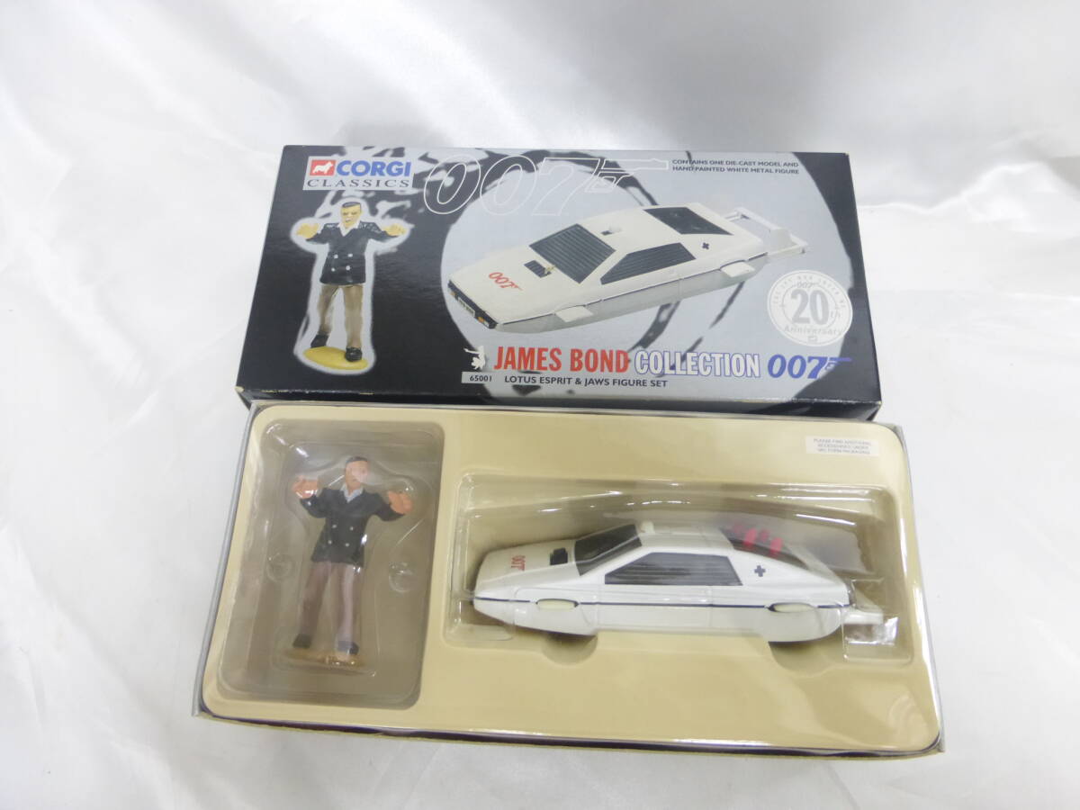 コーギー クラシックス 1/36 スケール 007 JAMES BOND コレクション ロータスエスプリ&JAWS フィギュアセット拍卖
