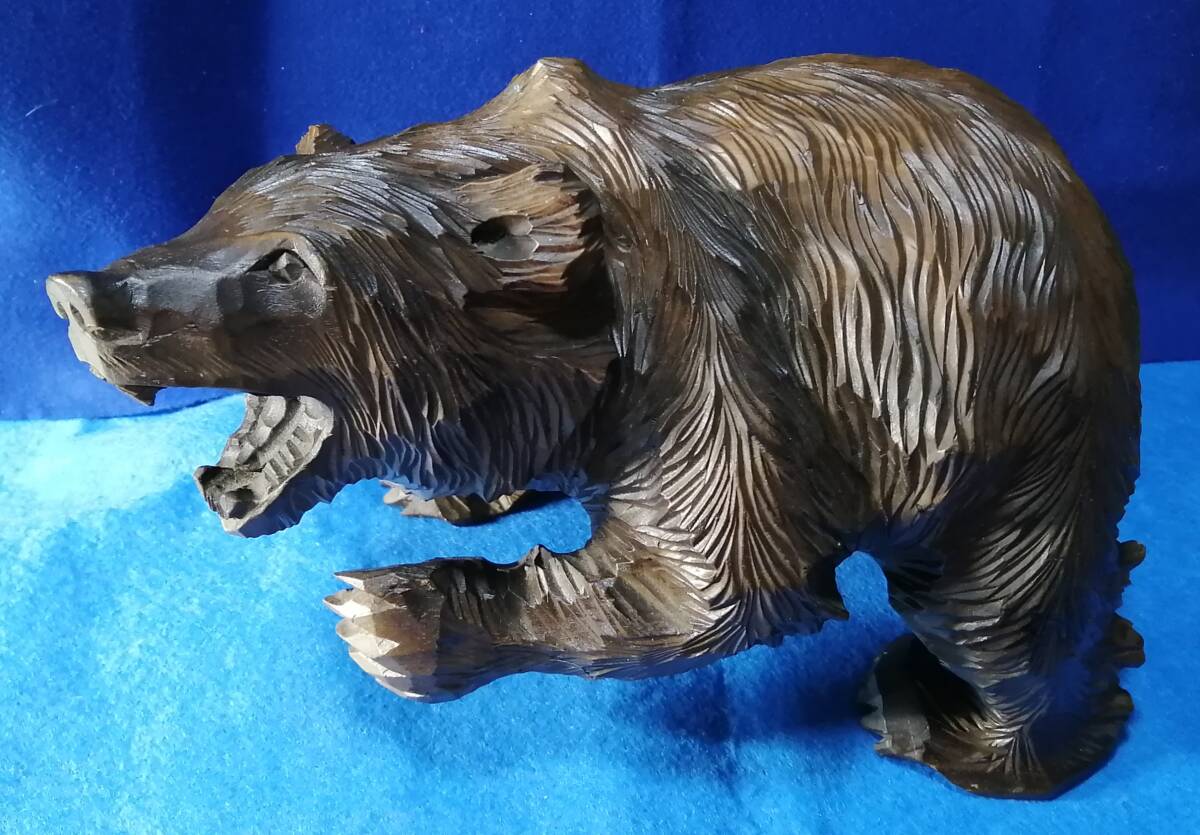 ● 洞爺湖 木彫り熊 吠える熊拍卖