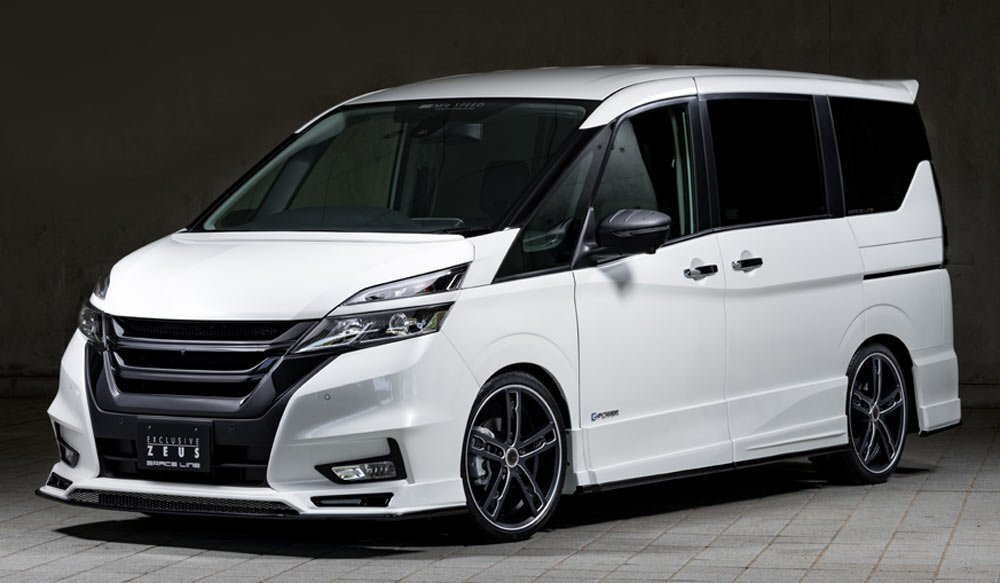 M'z SPEED 4点キット 塗り分け塗装 (QAB/G41) FRP セレナ HFC27 GFC27 H28.8~R1.7 ハイウェイスター MC前拍卖