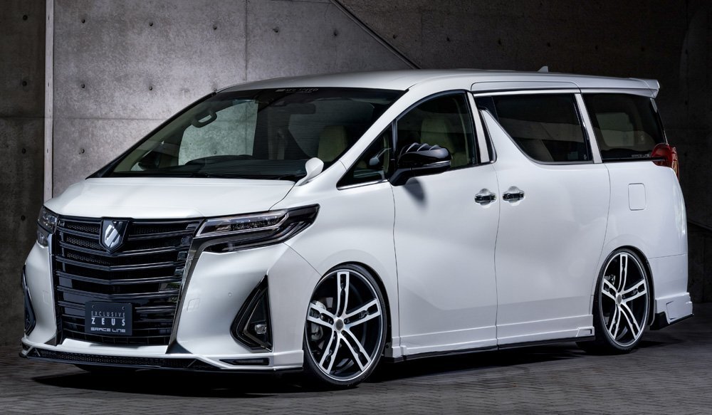 M'z SPEED 4点キット ホワイト (070) FRP アルファードハイブリッド AYH30W H30.1~R5.5 G/X/エグゼクティブラウンジ MC後拍卖