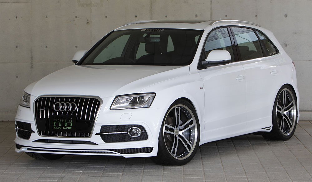 M'z SPEED 3点キット 未塗装 FRP アウディ Q5 ABA-8RCTVF H24.11~H29.9 3.0 TFSI クワトロ MC後拍卖