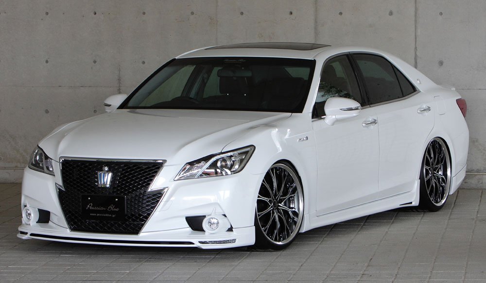 M'z SPEED 3点キット ブラック (202) FRP クラウン GRS211 GRS214 H24.12~H27.9 アスリート MC前拍卖