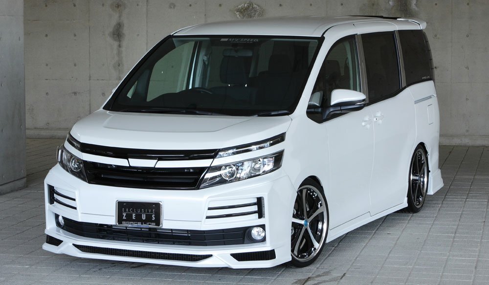 M'z SPEED 4点キット 未塗装 FRP ヴォクシー ZRR80G ZRR85G H26.1~H29.7 V/X/X Cパッケージ MC前拍卖