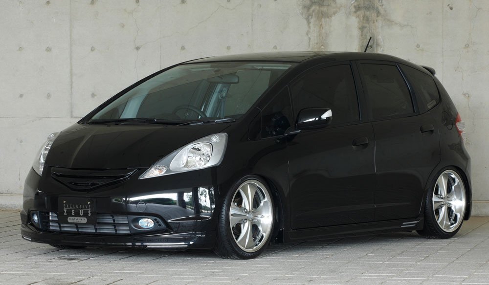 M'z SPEED 3点キット クリスタルブラックパール (NH731P) FRP フィット GE6 GE7 GE8 GE9 H19.10~H22.9 MC前拍卖