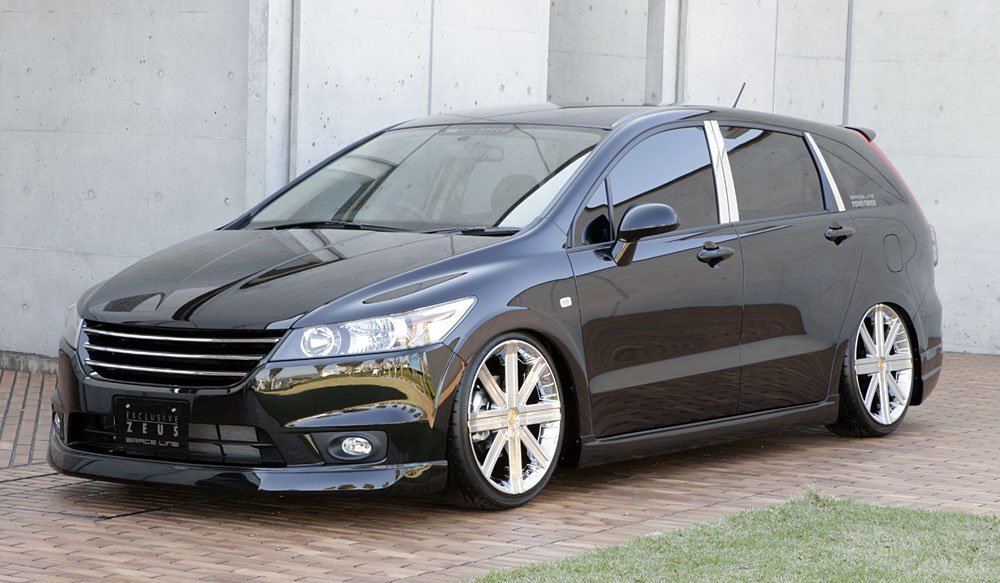 M'z SPEED 3点キット 未塗装 FRP ストリーム RN6 RN7 RN8 RN9 H18.7~H21.5 MC前拍卖