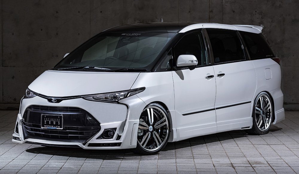 M'z SPEED 5点キット(マフラーレス用) ブラック (202) FRP エスティマ ACR50W ACR55W H28.6~R1.11 アエラス拍卖