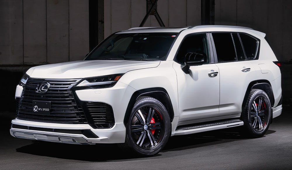 M'z SPEED 5点キット クロームガーニッシュモデル グロスブラック/メッキ ABS(表面アクリル) レクサス LX600 VJA310W R4.1~拍卖