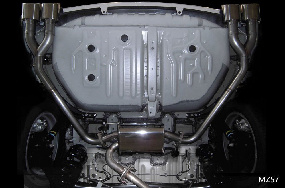 M'z SPEED エキゾーストシステム (MZ57) チタン ヴォクシー DBA-ZRR80W H26.1~H29.7 3ZR-FAE ZS MC前拍卖