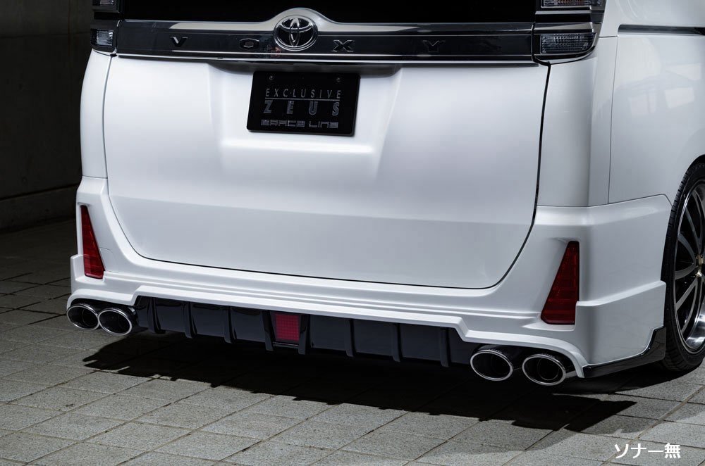 M'z SPEED リアアンダースポイラー ブラック (202) FRP ヴォクシー ZWR80W H29.8~R3.12 ハイブリッドZS MC後 ソナー無車拍卖