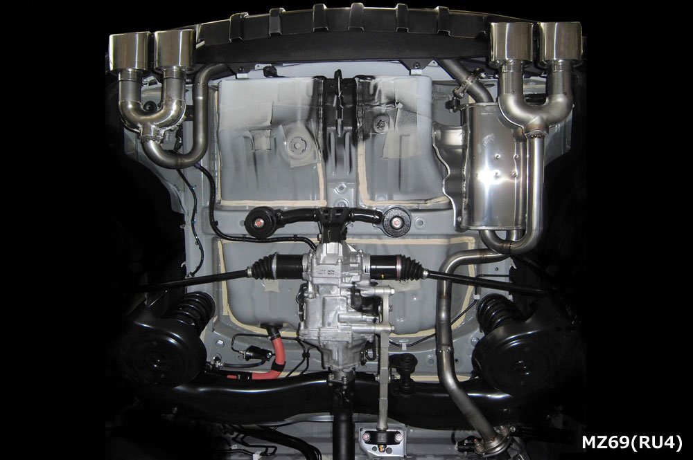 M'z SPEED エキゾーストシステム (MZ69) チタン ヴェゼル DAA-RU4 H25.12~H30.1 LEB-H1拍卖