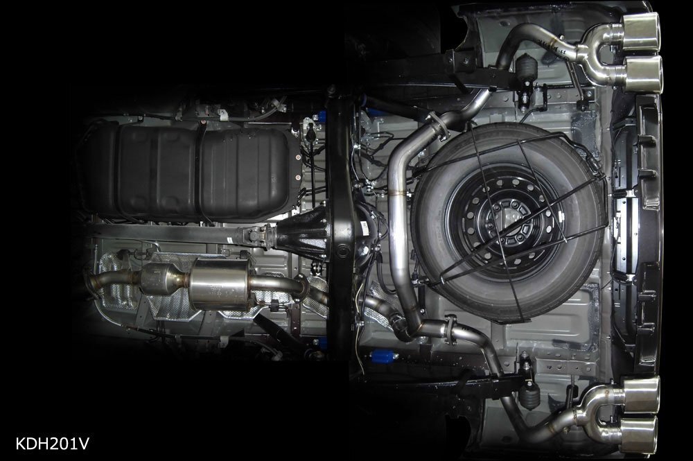 M'z SPEED エキゾーストシステム (MZ77-2) ステンレス ハイエースバン CBF-TRH200V 3BF-TRH200V H25.12~ 1TR-FE拍卖