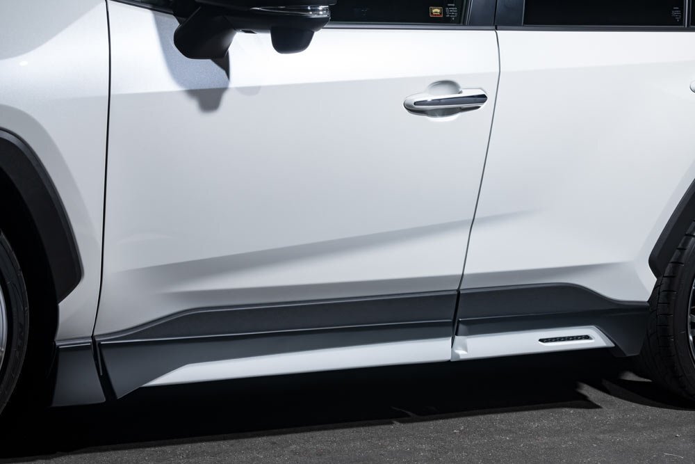 M'z SPEED サイドステップ 未塗装 ABS RAV4 AXAH52 AXAH54 MXAA52 MXAA54 H31.4~ アドベンチャー除く拍卖