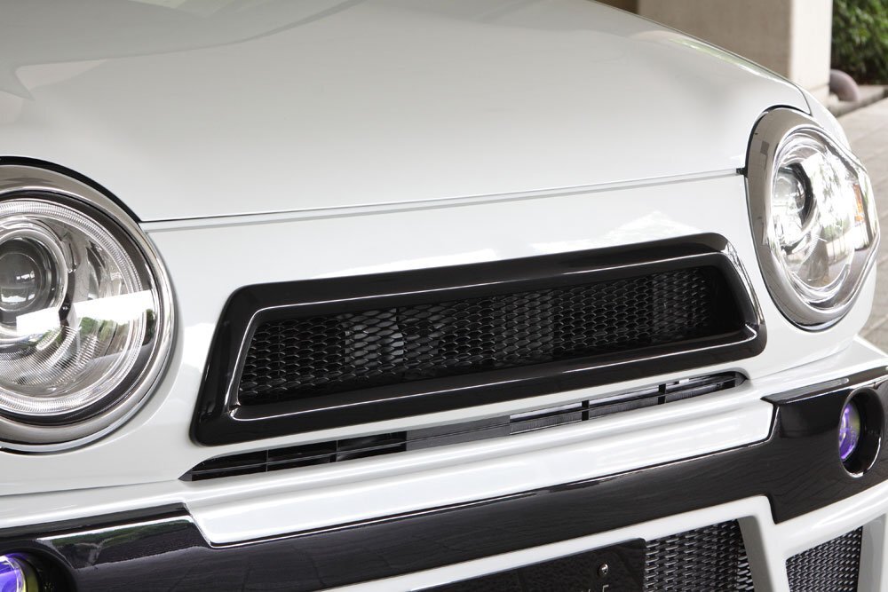 M'z SPEED フロントグリル パールホワイト (Z7T) FRP ハスラー MR31S MR41S H26.1~R1.12 JスタイルII除く拍卖