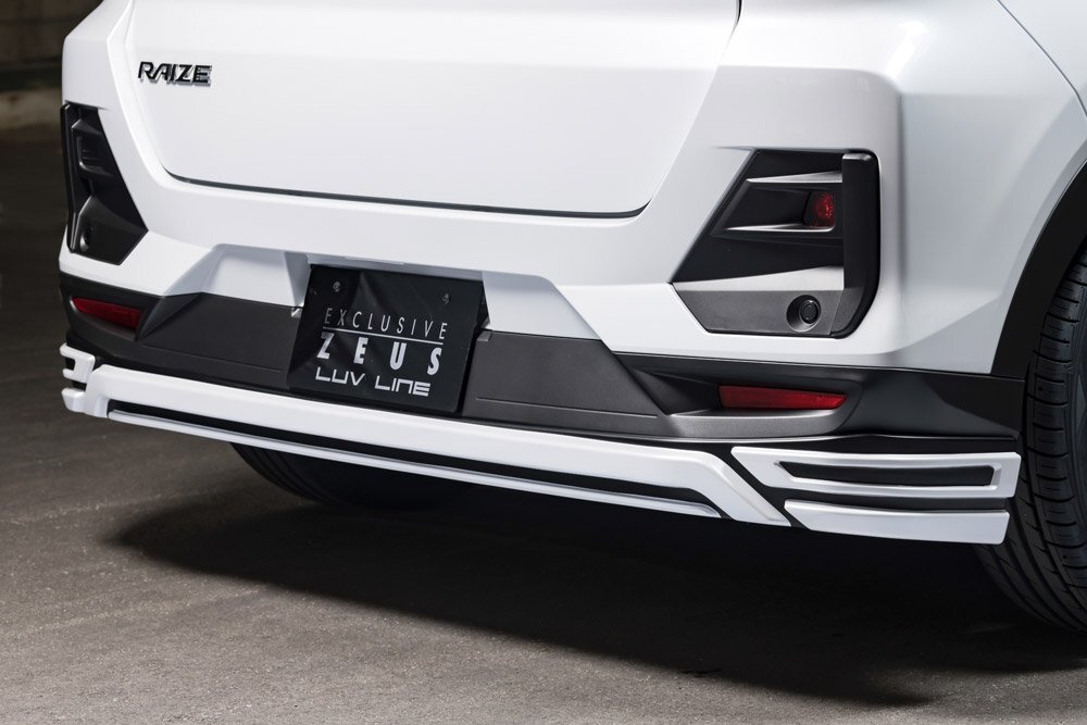 M'z SPEED リアアンダースポイラー シャイニングホワイトパール (W25) ABS ライズ A200A R1.11~拍卖