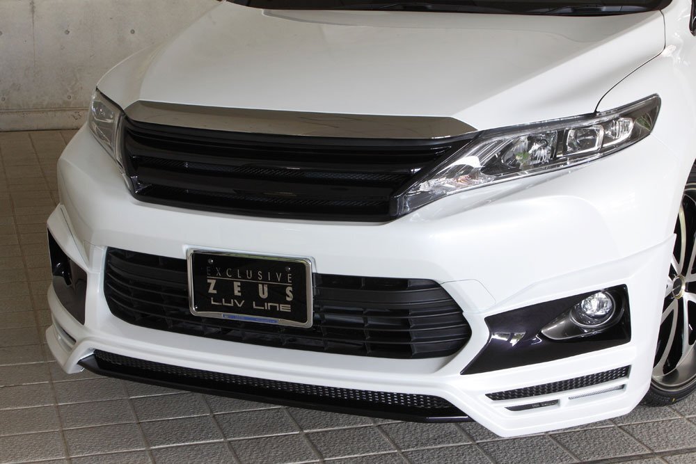 M'z SPEED フロントハーフスポイラー 塗り分け塗装 (070/220) FRP ハリアーハイブリッド AVU65W H25.12~H29.5 MC前拍卖